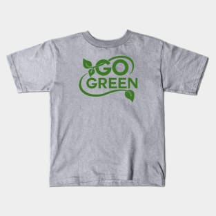 go green Kids T-Shirt